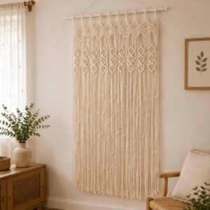 Macrame Window Curtain