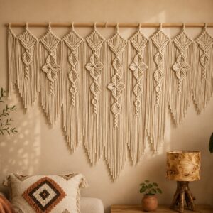 Macrame Window Curtain