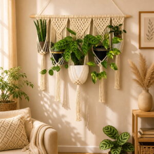 Macrame Flower Holder